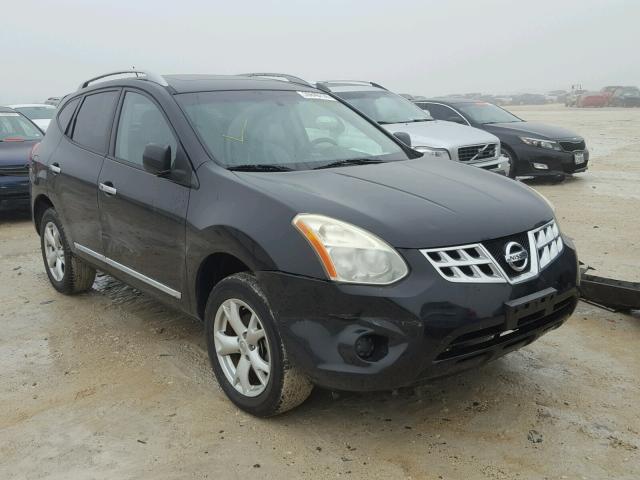 JN8AS5MT4BW563718 - 2011 NISSAN ROGUE S BLACK photo 1