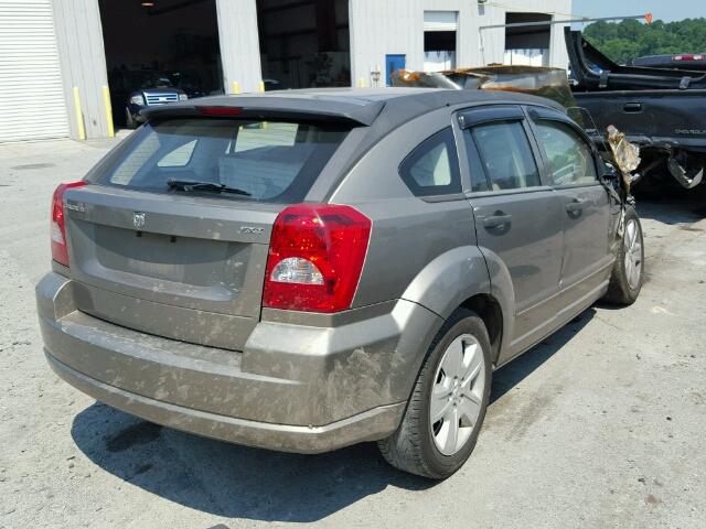 1B3HB48B07D312785 - 2007 DODGE CALIBER SX GOLD photo 4