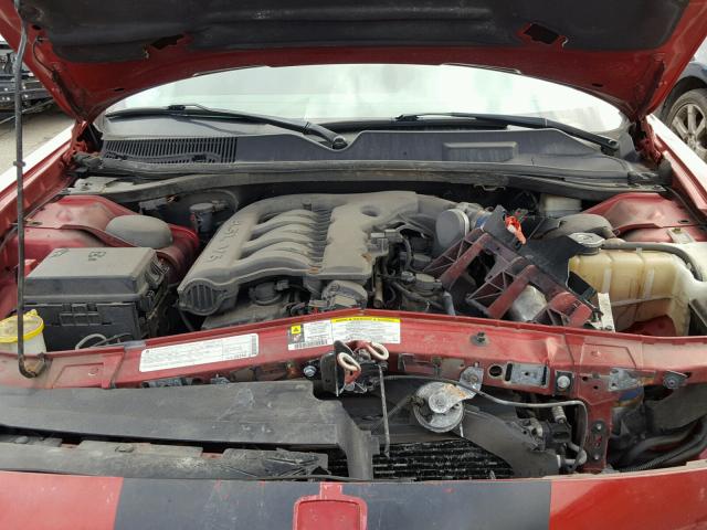 2B3LJ44V19H522797 - 2009 DODGE CHALLENGER MAROON photo 7