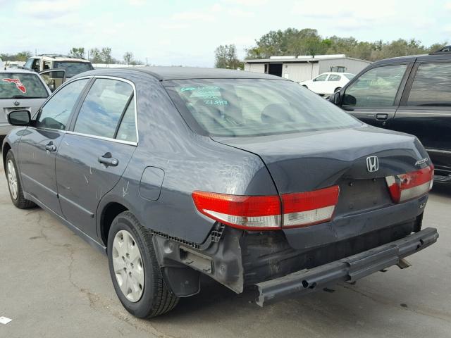 1HGCM56303A018580 - 2003 HONDA ACCORD LX GRAY photo 3