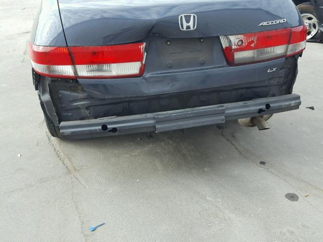 1HGCM56303A018580 - 2003 HONDA ACCORD LX GRAY photo 9