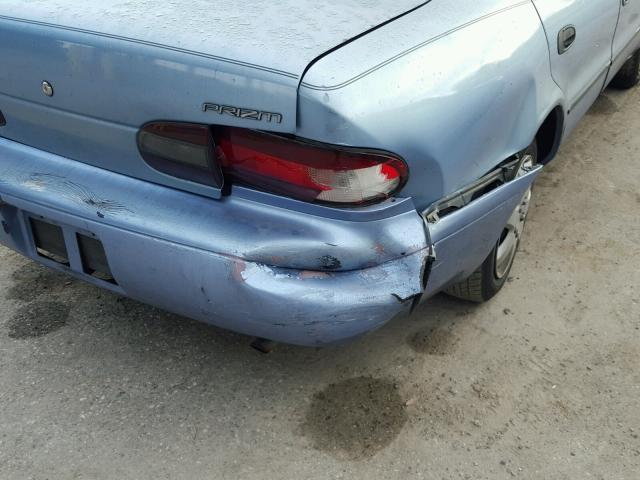 1Y1SK5267SZ102746 - 1995 GEO PRIZM BASE BLUE photo 9