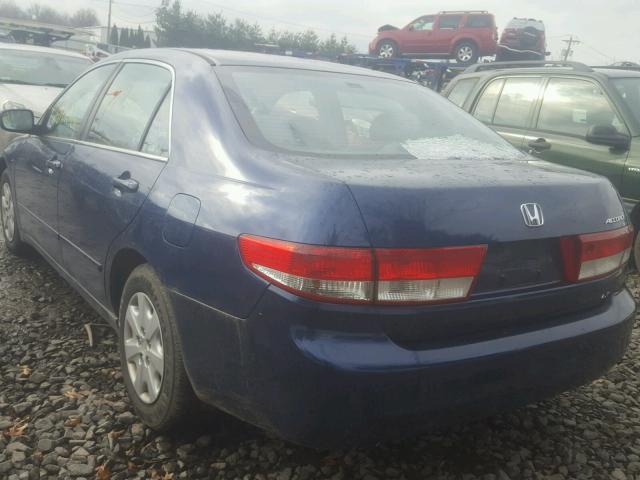 1HGCM563X3A042286 - 2003 HONDA ACCORD LX BLUE photo 3