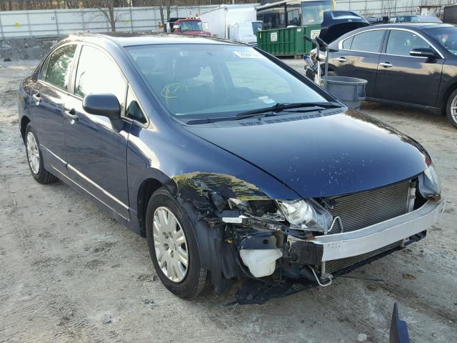 2HGFA16339H509072 - 2009 HONDA CIVIC VP BLUE photo 1