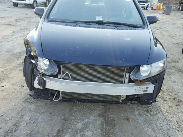 2HGFA16339H509072 - 2009 HONDA CIVIC VP BLUE photo 9