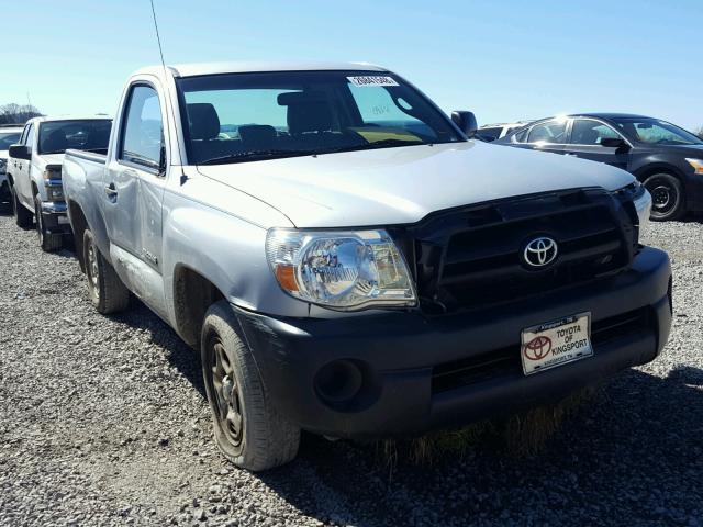 5TENX22N68Z587080 - 2008 TOYOTA TACOMA SILVER photo 1