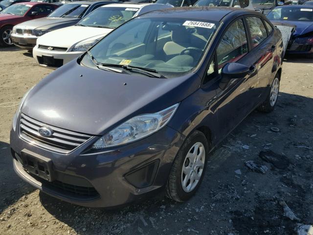 3FADP4AJ2DM161907 - 2013 FORD FIESTA S GRAY photo 2