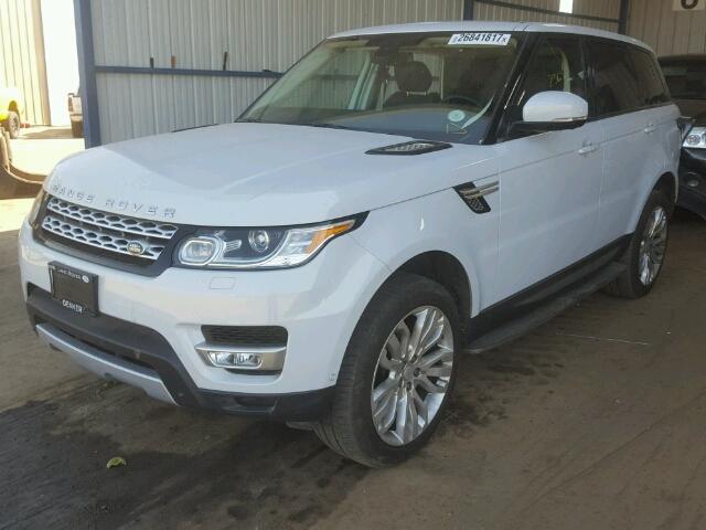 SALWR2VF3FA519760 - 2015 LAND ROVER RANGE ROVE WHITE photo 2