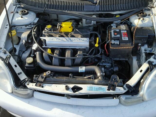 1B3ES46C8YD700055 - 2000 DODGE NEON BASE WHITE photo 7