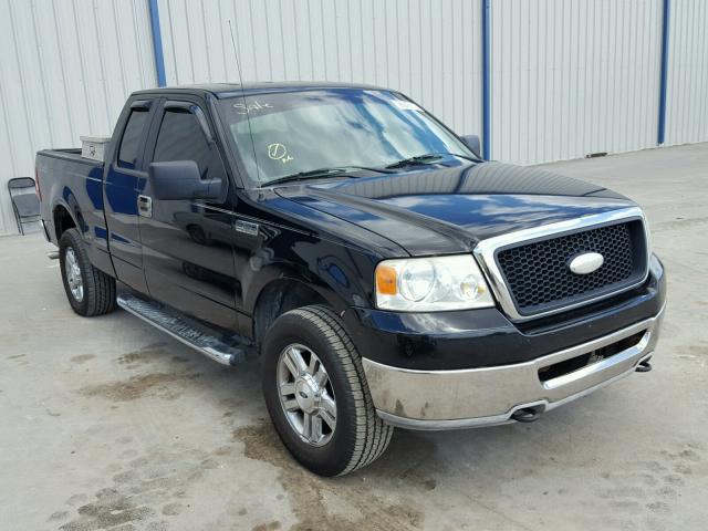 1FTPX14586FA77727 - 2006 FORD F150 BLACK photo 1