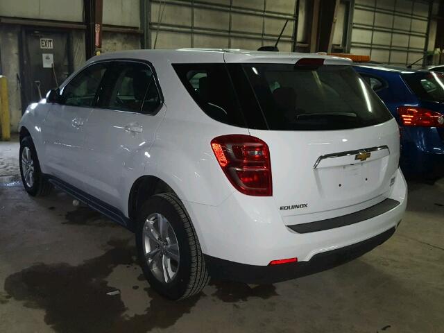 2GNALBEK6H1531583 - 2017 CHEVROLET EQUINOX LS WHITE photo 3