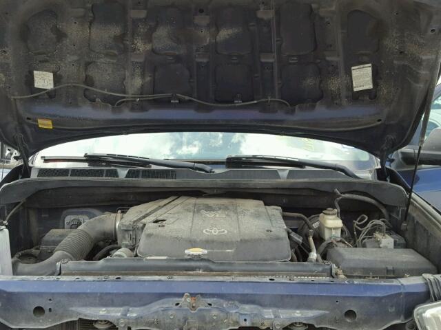 5TFRU54127X004287 - 2007 TOYOTA TUNDRA DOU BLUE photo 7