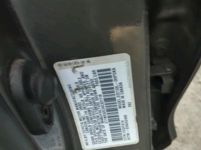 2T1KR32E24C221118 - 2004 TOYOTA COROLLA MA GRAY photo 10