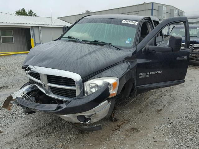 1D7KS28C26J214865 - 2006 DODGE RAM 2500 S BLACK photo 2