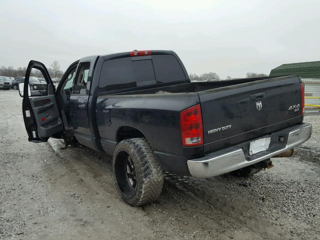 1D7KS28C26J214865 - 2006 DODGE RAM 2500 S BLACK photo 3