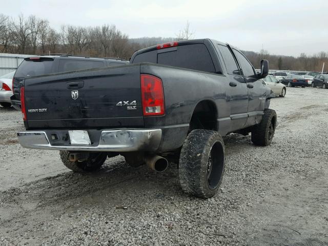 1D7KS28C26J214865 - 2006 DODGE RAM 2500 S BLACK photo 4