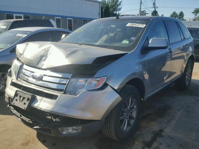 2FMDK48CX8BB25126 - 2008 FORD EDGE SEL A SILVER photo 2