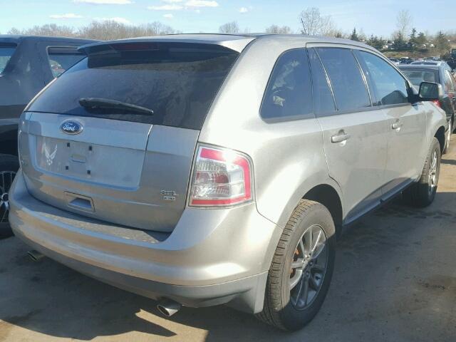 2FMDK48CX8BB25126 - 2008 FORD EDGE SEL A SILVER photo 4