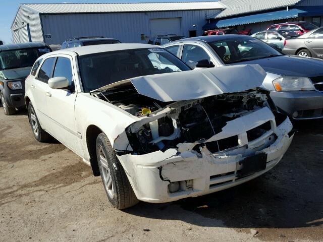 2D4GV58245H516113 - 2005 DODGE MAGNUM R/T WHITE photo 1