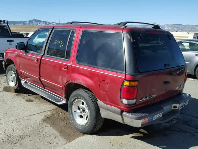 1FMDU34E8VZB84891 - 1997 FORD EXPLORER RED photo 3