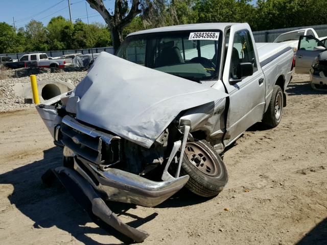 1FTCR10A7STA48503 - 1995 FORD RANGER SILVER photo 2