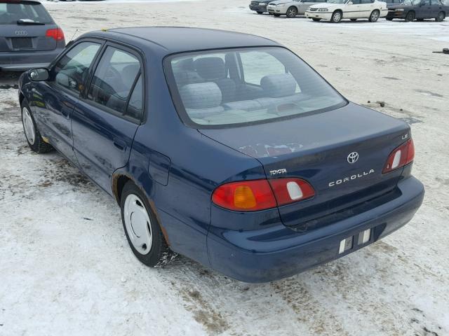 1NXBR18EXWZ092333 - 1998 TOYOTA COROLLA VE TEAL photo 3