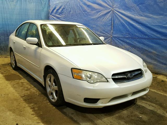 4S3BL616877212409 - 2007 SUBARU LEGACY 2.5 WHITE photo 1