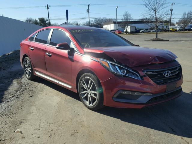 5NPE34AF7GH373573 - 2016 HYUNDAI SONATA SPO BURGUNDY photo 1