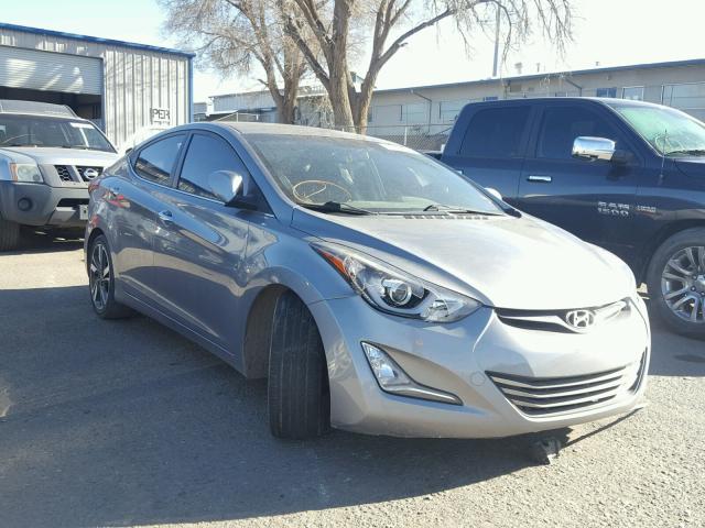 KMHDH4AE0EU073604 - 2014 HYUNDAI ELANTRA SE GRAY photo 1