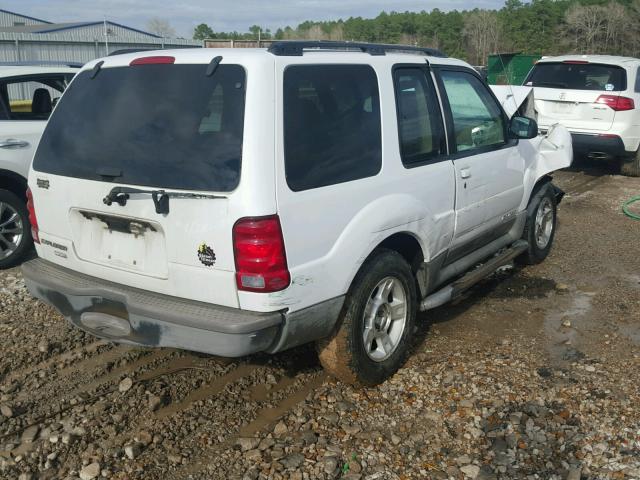 1FMYU60E61UC98467 - 2001 FORD EXPLORER S WHITE photo 4