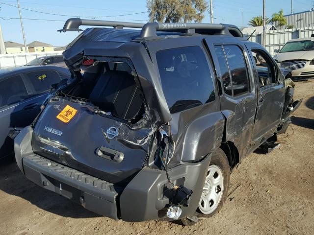 5N1AN08UX7C546709 - 2007 NISSAN XTERRA OFF GRAY photo 4