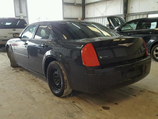 2C3JA43R05H613164 - 2005 CHRYSLER 300 BLACK photo 3