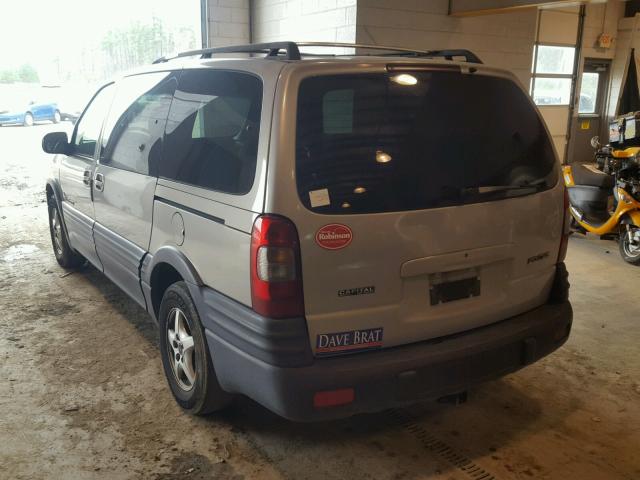 1GMDX03E9YD239650 - 2000 PONTIAC MONTANA GRAY photo 3