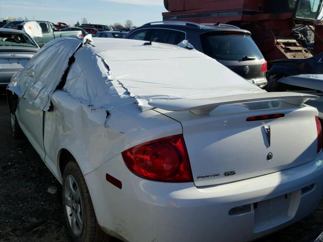 1G2AS18H297237757 - 2009 PONTIAC G5 WHITE photo 3