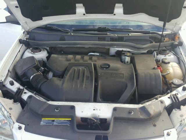 1G2AS18H297237757 - 2009 PONTIAC G5 WHITE photo 7