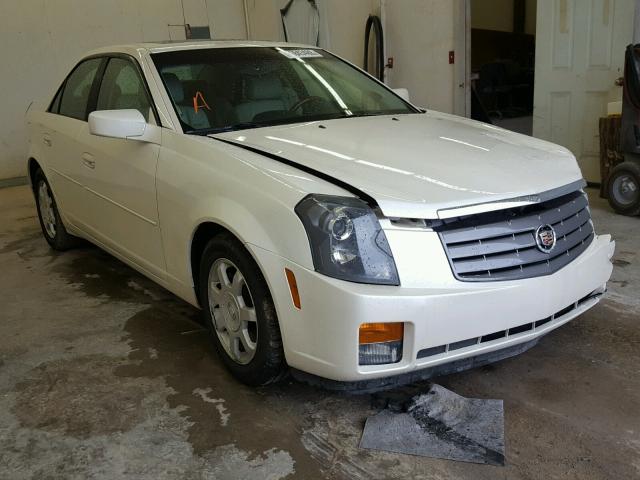 1G6DM57N430146624 - 2003 CADILLAC CTS WHITE photo 1