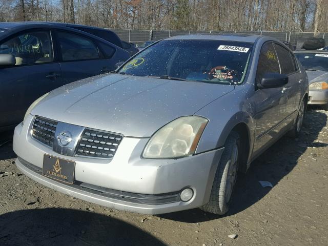 1N4BA41E44C905309 - 2004 NISSAN MAXIMA SE SILVER photo 2