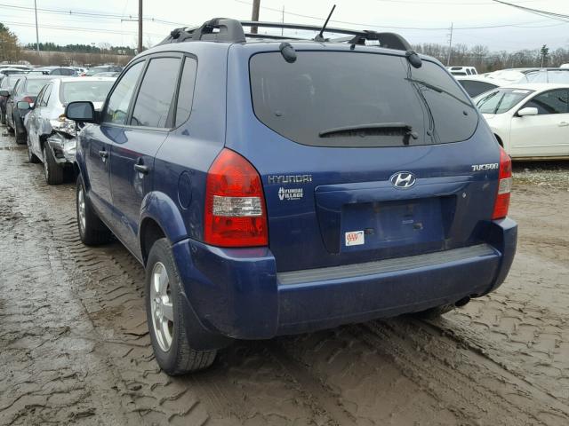 KM8JM12BX5U167121 - 2005 HYUNDAI TUCSON GL BLUE photo 3