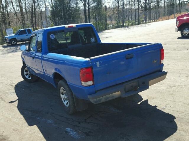 1FTYR14C9YTB12423 - 2000 FORD RANGER SUP BLUE photo 3