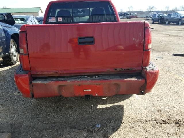 1GCCS14W3Y8100263 - 2000 CHEVROLET S TRUCK S1 RED photo 6