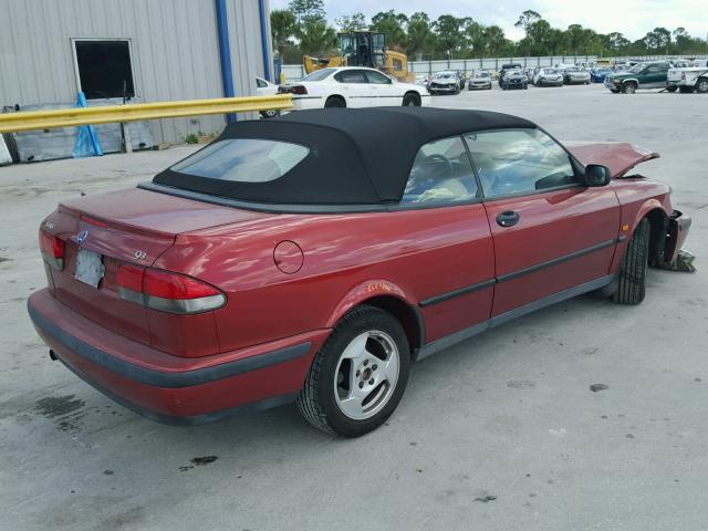 YS3DD75N1X7050368 - 1999 SAAB 9-3 S RED photo 4