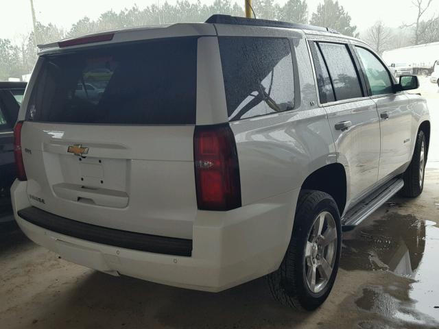 1GNSCBKC1HR364025 - 2017 CHEVROLET TAHOE C150 WHITE photo 4