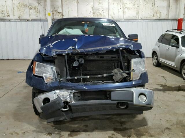 1FTFW1EF5CKE24066 - 2012 FORD F150 SUPER BLUE photo 9