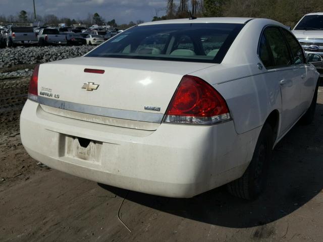 2G1WB58K889255707 - 2008 CHEVROLET IMPALA LS WHITE photo 4