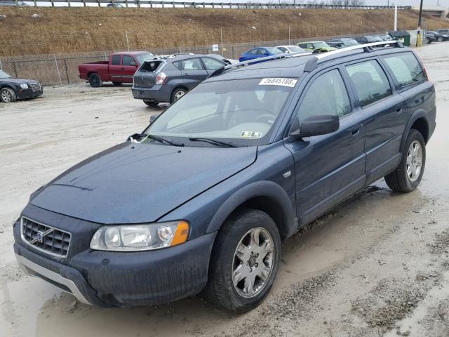 YV4SZ592161227343 - 2006 VOLVO XC70 BLUE photo 2