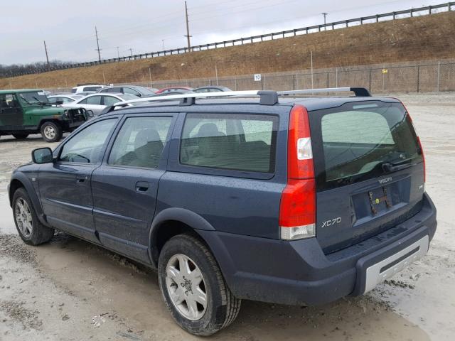 YV4SZ592161227343 - 2006 VOLVO XC70 BLUE photo 3