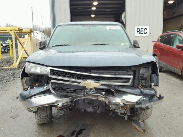 1GCEK19B76Z128167 - 2006 CHEVROLET SILVERADO BLUE photo 9