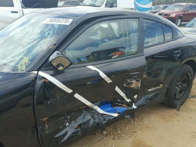 2C3CDXAT5EH155704 - 2014 DODGE CHARGER PO BLACK photo 9