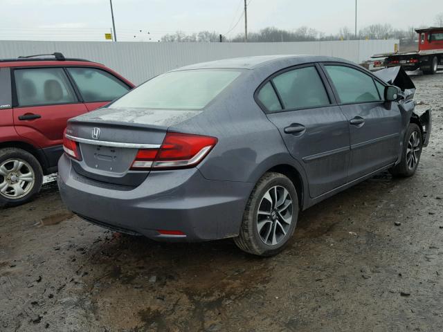 19XFB2F85DE212550 - 2013 HONDA CIVIC EX GRAY photo 4