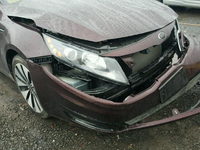 5XXGN4A74DG210253 - 2013 KIA OPTIMA EX BURGUNDY photo 9